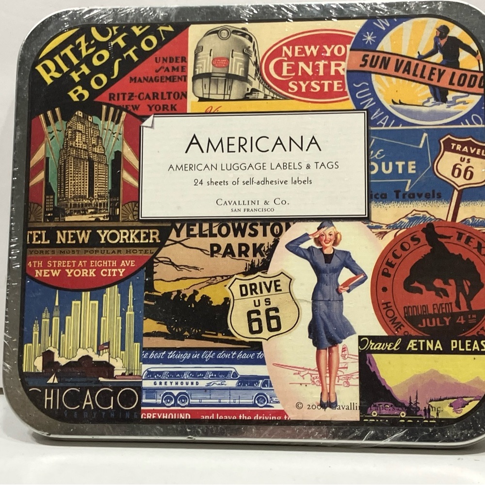 Cavallini Luggage Labels - Picture 3 of 8